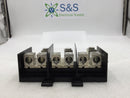 Six Lug Three Position Power Distribution Block with CU7AL 6 AWG-250MCM AWG Lugs