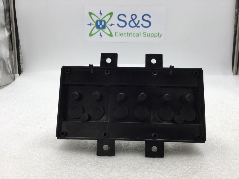 Six Lug Three Position Power Distribution Block with CU7AL 6 AWG-250MCM AWG Lugs