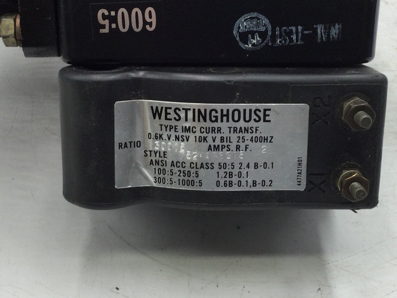 Westinghouse 757B429H01 Current Transformer 600V Ratio 600:5 A