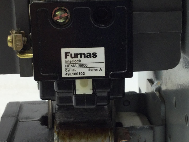 Furnas 40JB32A Contactor 135 Amp Max. 600V Size 4 Series B/Single Voltage Coil D71628-40 120V 50-60HZ