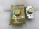 Lutron D-603PH-IV Push On/Off 3-Way Dimmer 600 Watt 120 VAC in Ivory