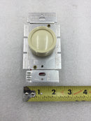 Lutron D-603PH-IV Push On/Off 3-Way Dimmer 600 Watt 120 VAC in Ivory