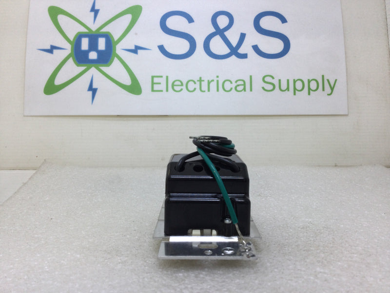 Lutron DIVA DV-600PH-AL 600 Watt 120 VAC Side Slide Style Dimmer with Night Light in Almond