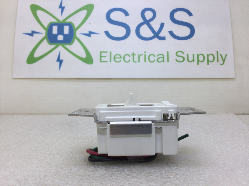 Leviton/Craftmade CM-3SSC/PW Single Gang Decora 3 Way/3 Speed Quite Fan Control 120 VAC 1.5 Amp