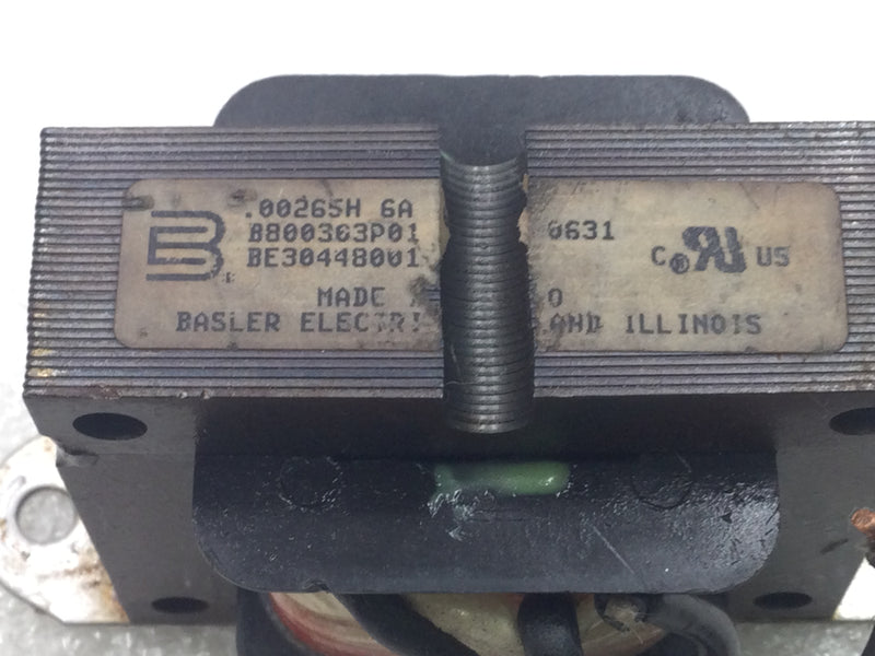 Basler Electric B800303P01/BE30448001 60Hz 120V Transformer Choke