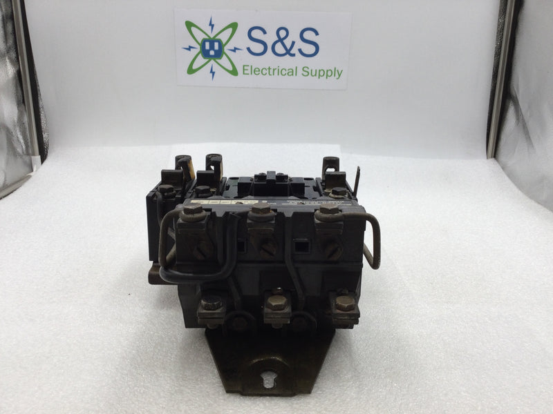 Allen-Bradley 709-DOD103 3 Pole 200-575 VAC 50 HP Motor Starter w/120 VAC Coil