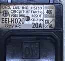 ITE EE1H020 (ET1554) 20 Amp 1 Pole 277V Circuit Breaker - Cosmetic Flaw