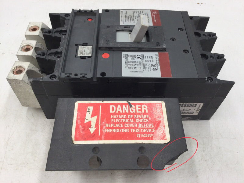 GE SGPA36AT0400 600 Volt 400 Amp 3 Phase Spectra RMS Circuit Breaker