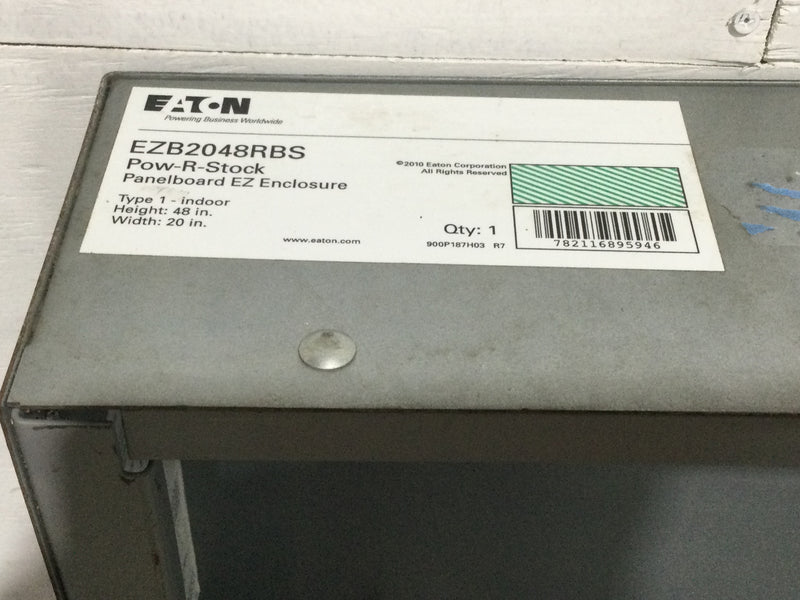 Eaton EZB2048RBS Pow-R-Stock Panelboard EZ Enclosure Type 1 48" x 20"