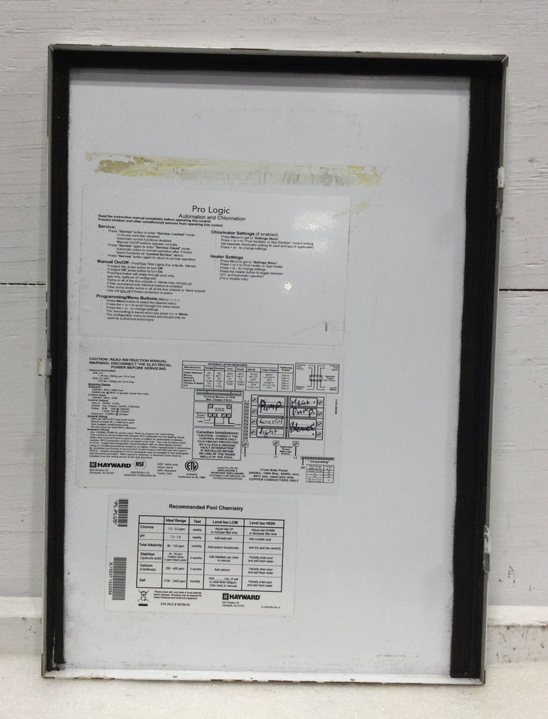 Hayward Ind. Pro Logic Panel Door/Cover Only 20 7/8" x 14 7/8"