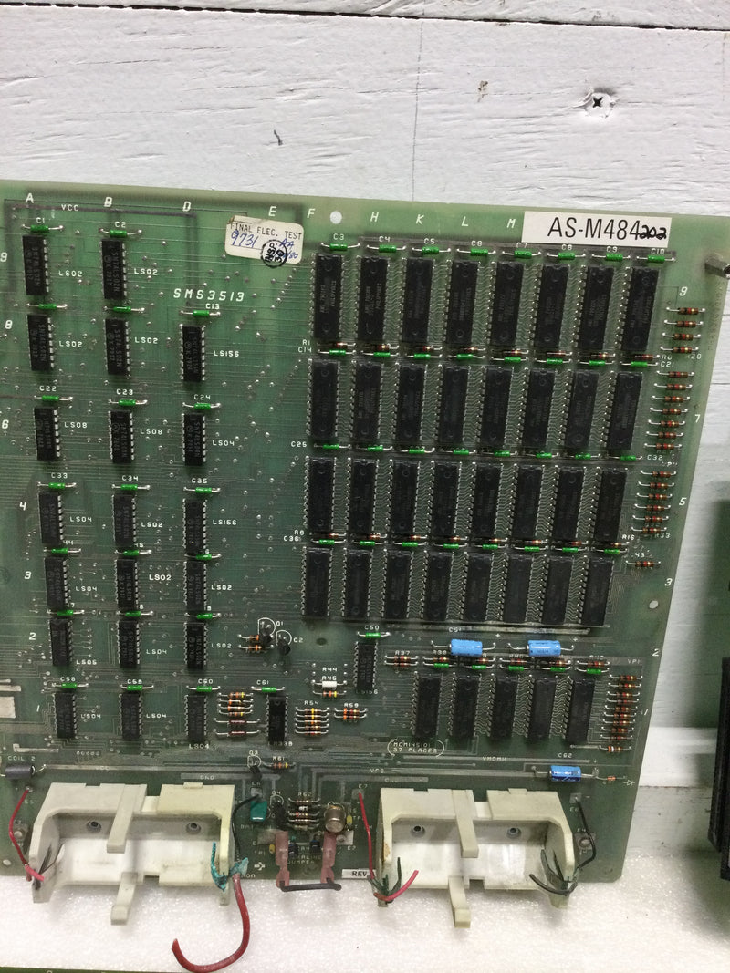 GOULD MODICON M484204 MEMORY BOARD AS-M484-204M484 Circuit Boards, Spectra-Strip Flat Ribbon Cables -LOT of 5 Circuit Boards