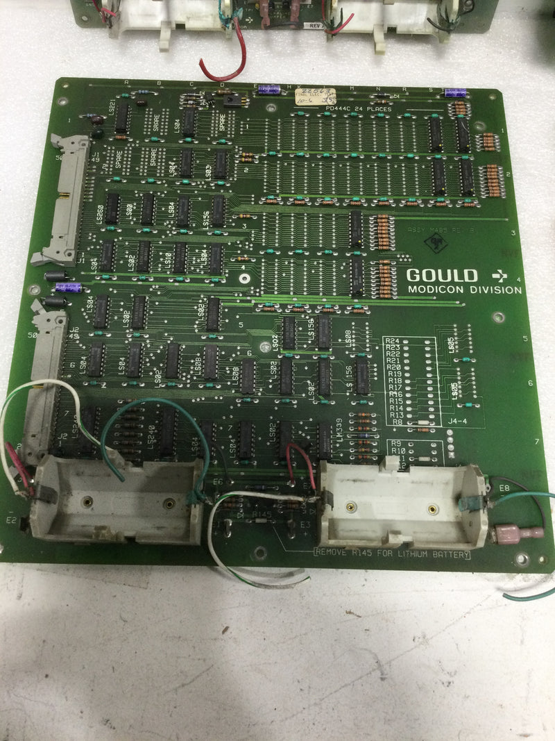 GOULD MODICON M484204 MEMORY BOARD AS-M484-204M484 Circuit Boards, Spectra-Strip Flat Ribbon Cables -LOT of 5 Circuit Boards