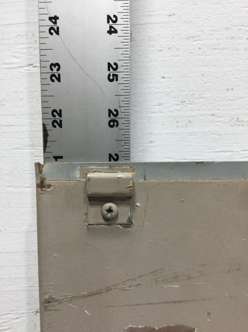 Crouse-Hinds JA-112CY 125 Amp Nema 3R 120/240V Cover Only 21 1/8" x 7 1/4"