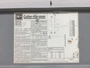 Cutler Hammer WMB121224S/F Nema 3R Cover Only 125 Amp 120/240V 20 3/4" x 7"