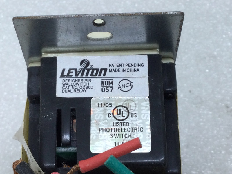 Leviton 001-ODS0D-IDI Occupancy Sensor Dual Voltage 120/277VAC