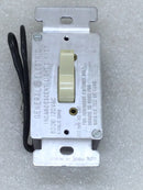 GE General Electric DIT261M5 600 Watt Single Pole Full Range Toggle Style Dimmer 120 VAC in Ivory