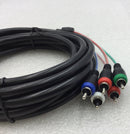 Steren 257-612BK 12' 5-RCA Component Video/Audio Cable
