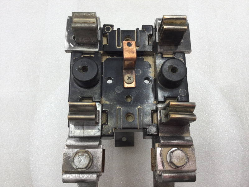 Crouse Hinds 200 Amp 120/240V 1 Phase Meter Guts w/ Mounting Bracket