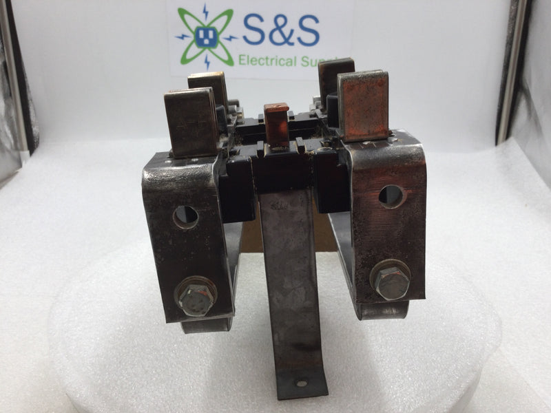 Crouse Hinds 200 Amp 120/240V 1 Phase Meter Guts w/ Mounting Bracket