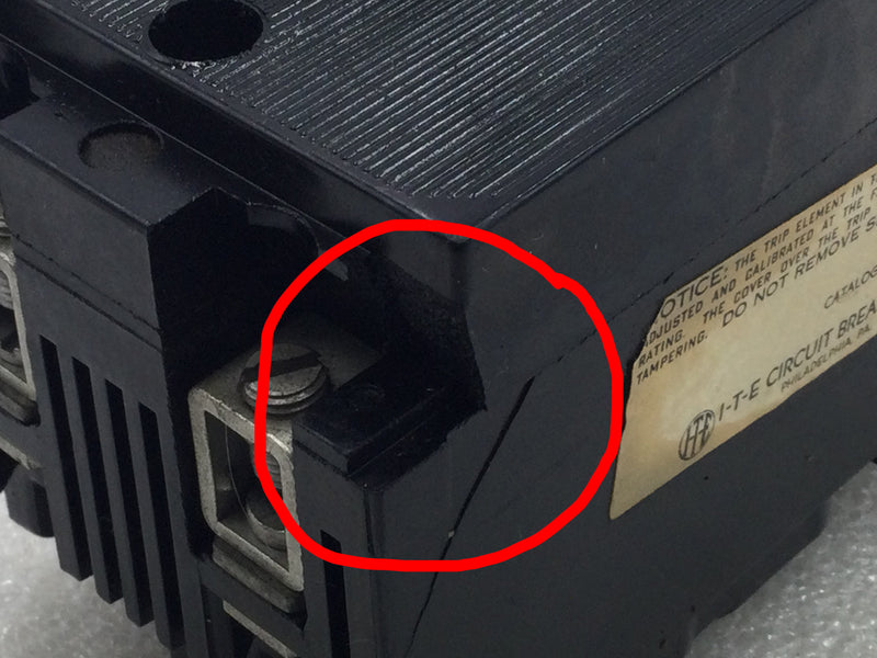 ITE ET-1567 70 Amp 2 Pole 120/240V Circuit Breaker - Cosmetic Flaw