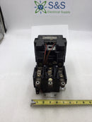 Square D 8536SF01 3 Pole 200 -575 VAC 40-100 HP Motor Starter with 120 VAC Coil