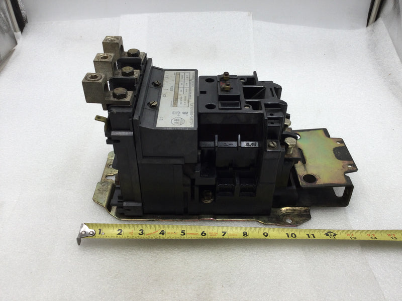 Allen-Bradley 505-EOD 135 Amp 3 Pole 200-575V 100HP Motor Starter w/120 VAC Coil