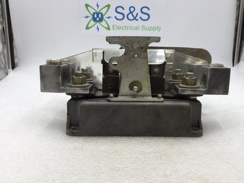 Duncan 200 Amp Meter Socket Guts Only 7-Jaw Three Phase with Lever Bypass