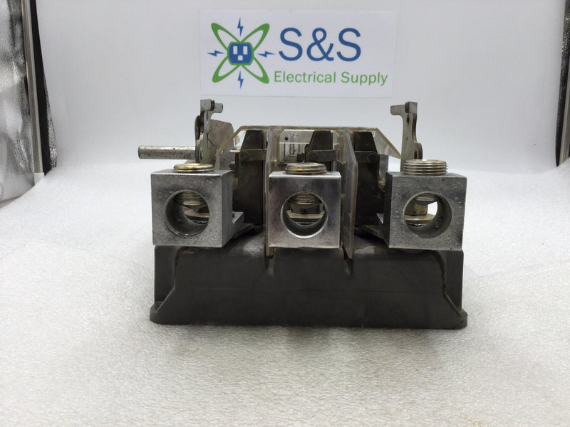 Duncan 200 Amp Meter Socket Guts Only 7-Jaw Three Phase with Lever Bypass