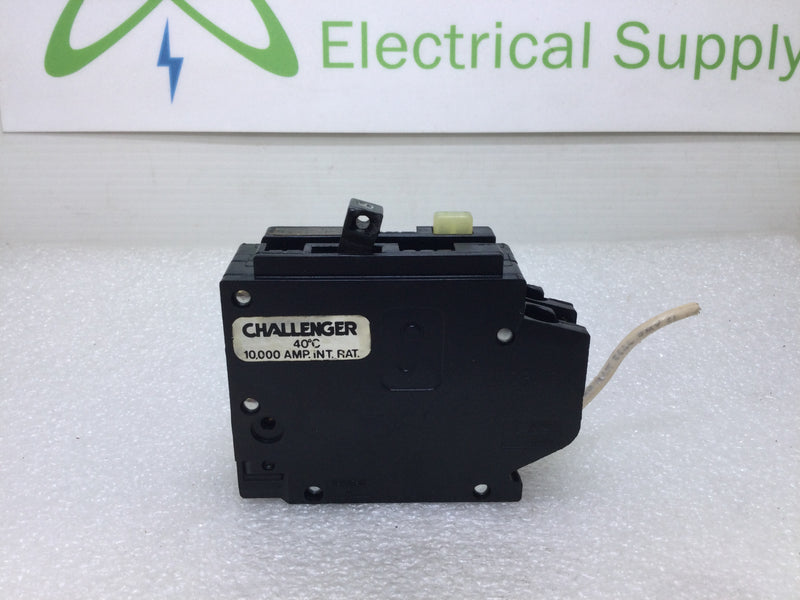 Challenger A115GFI Single Pole 15A 120VAC Type A GFCI Protected Circuit Breaker