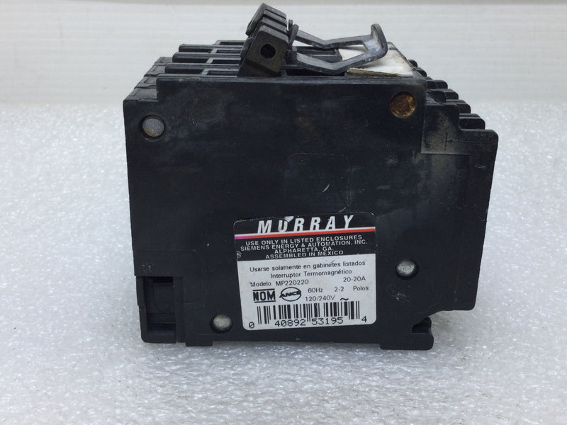 Murray MP220220 Quad 2 Pole 20 Amp Circuit Breaker