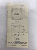 General Time Corp Motor E15450 Series EF27 Elapsed time indicator