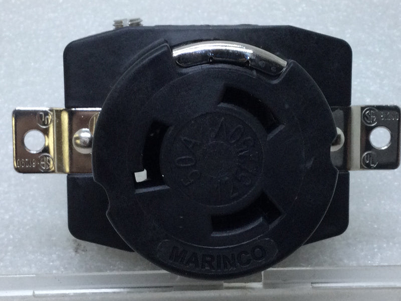 Marinco 6369-CRS Connector Locking Receptacle 50 Amp 125/250V