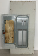 GE TLM2020WS 200 Amp 40 Space 3W 240V Type 1 Panel Cover 30 1/2" x 14 3/8"