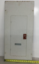 GE TLM2020WS 200 Amp 40 Space 3W 240V Type 1 Panel Cover 30 1/2" x 14 3/8"