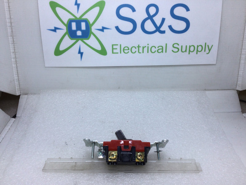 Bryant/Hubbell 4901B General Purpose Toggle Switch Single Pole 20 Amp 120-277V