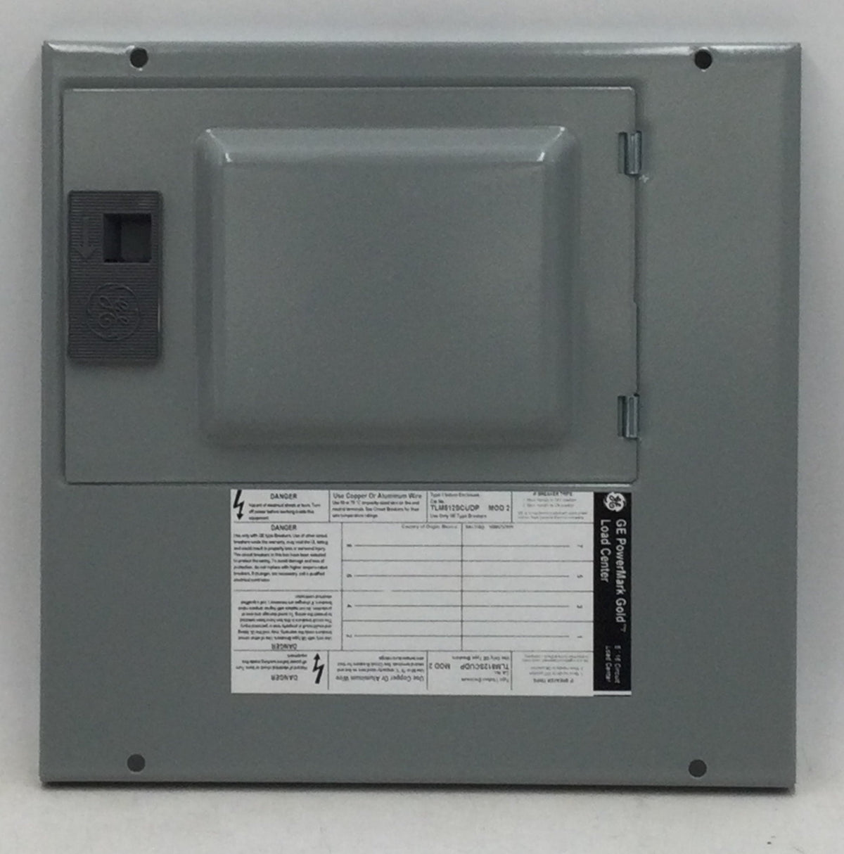 GE PowerMark Gold TLM812SCUDP Mod 2 Type 1 120V 8/16 Space Indoor Load