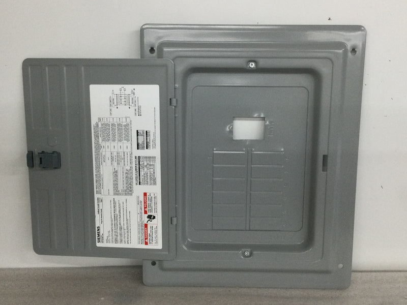 Siemens SN1224B1100 12 Space 100A 120/240V 1 Phase 3 Wire Type 1 Indoor Load Center Cover 19 1/8" x 15 1/2"