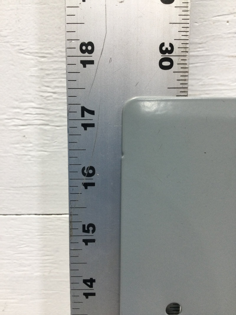 GE TM1212CCUBK1 125 Amp 24 Space 120/240V Panel Door 17 3/8" x 15 3/8"