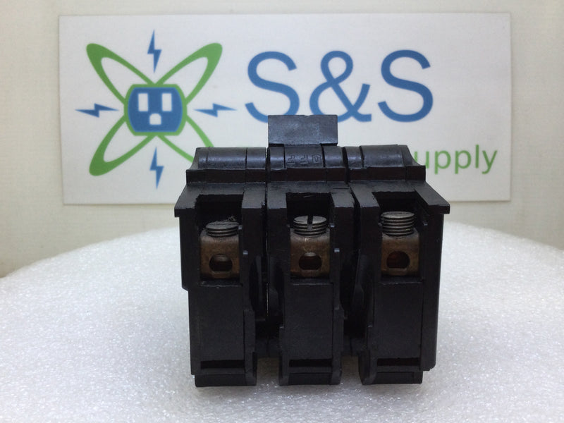 FPE/Federal Pacific NA350 50 Amp 3 Pole 240v Stab-Lok Circuit Breaker - Flaw