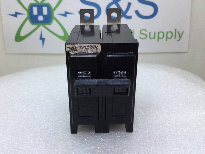 Challenger CBB2040 40 Amp 2 Pole 120/240V Circuit Breaker