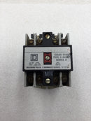 Square D 8501X040 20 Amp 8 Pole 600 VAC Industrial Control Relay w/120 VAC Coil