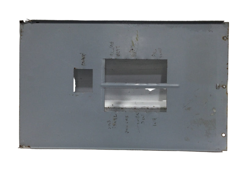 12 Space 120/240V Dead Front Cover Only w/Main 20 1/8" x 12 3/8"