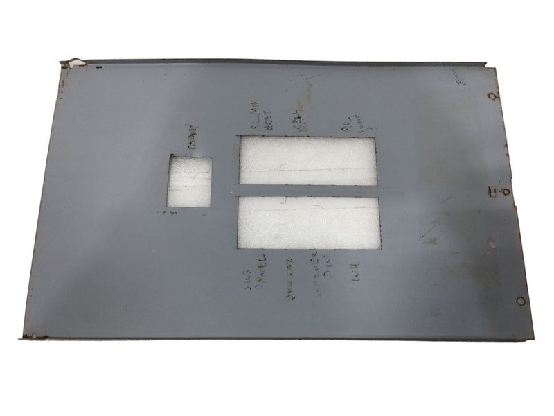 12 Space 120/240V Dead Front Cover Only w/Main 20 1/8" x 12 3/8"