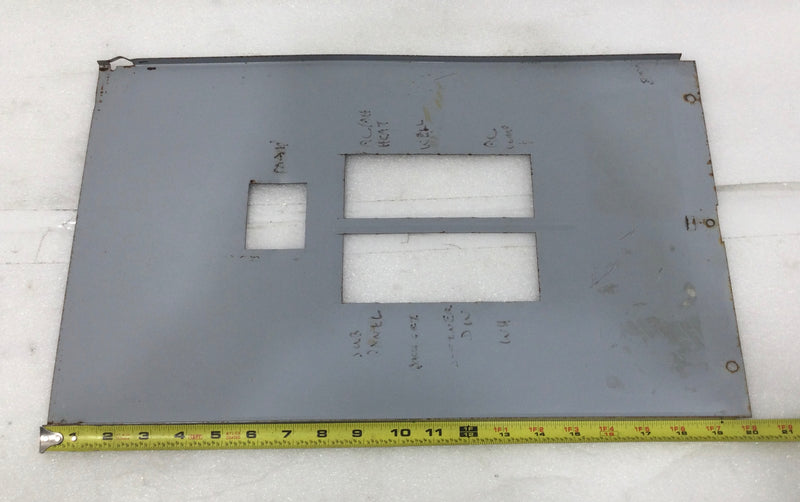 12 Space 120/240V Dead Front Cover Only w/Main 20 1/8" x 12 3/8"