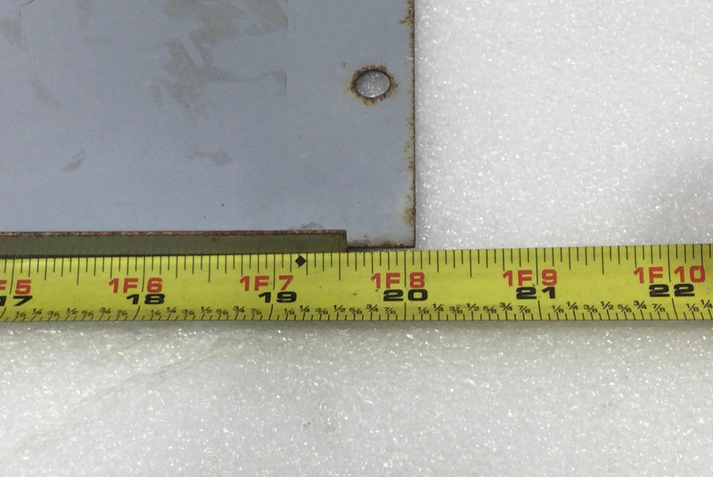 12 Space 120/240V Dead Front Cover Only w/Main 20 1/8" x 12 3/8"