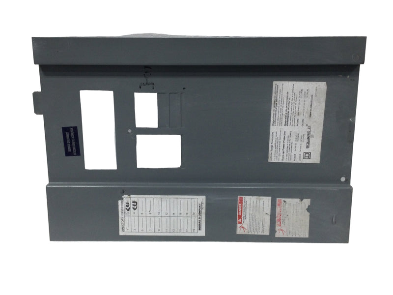 Square D QC816F150C/200C 8 Space 240V Dead Front Cover w/Main 20 3/8" x 13 5/8"