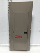 Eaton 225 Amp 32 Space 120/240V Panel Door w/Main 34 1/8" x 14 3/8" - Flaw