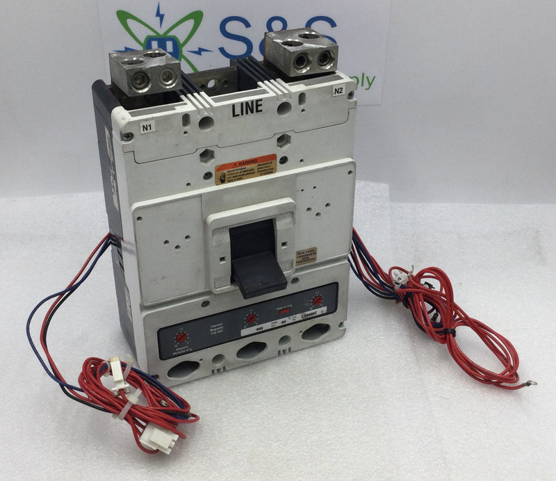 Eaton/Cutler-Hammer PHLD3600F 600 Amp 3 Pole 600V Breaker w/LT3400T Mag Trip