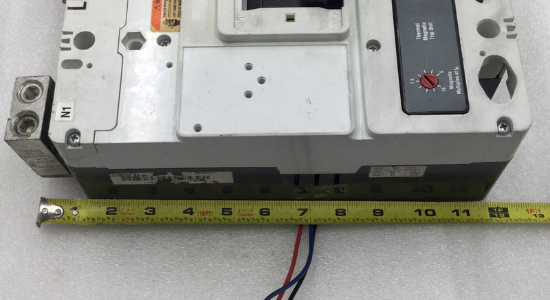 Eaton/Cutler-Hammer PHLD3600F 600 Amp 3 Pole 600V Breaker w/LT3400T Mag Trip