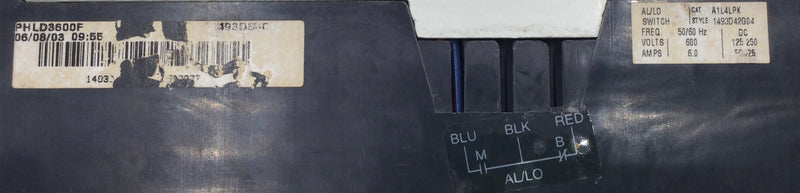 Eaton/Cutler-Hammer PHLD3600F 600 Amp 3 Pole 600V Breaker w/LT3400T Mag Trip